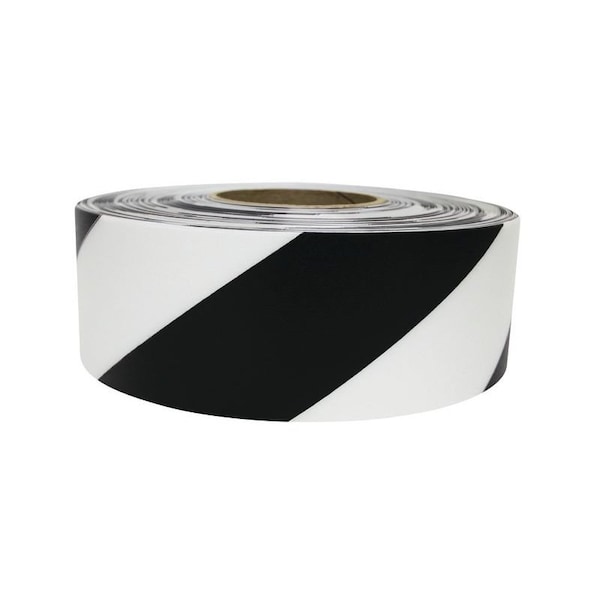 Ergomat Durastripe Aisle Striping - Black/White Hazard 3in x 100ft DSV3100BK/W - main